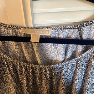 MICHAEL Michael Kors Plus Peasant Top 0X